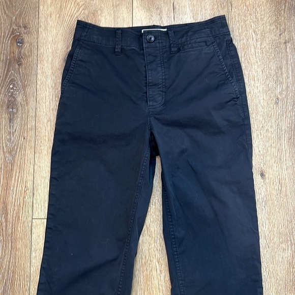 Everlane Black Straight Leg Chino Pant Size 2 - Picture 4 of 10